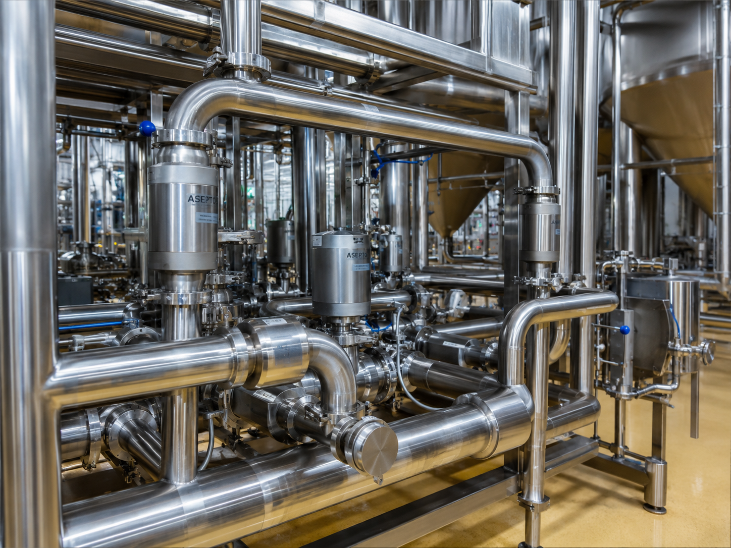 Estrutura de aço industrial avançada