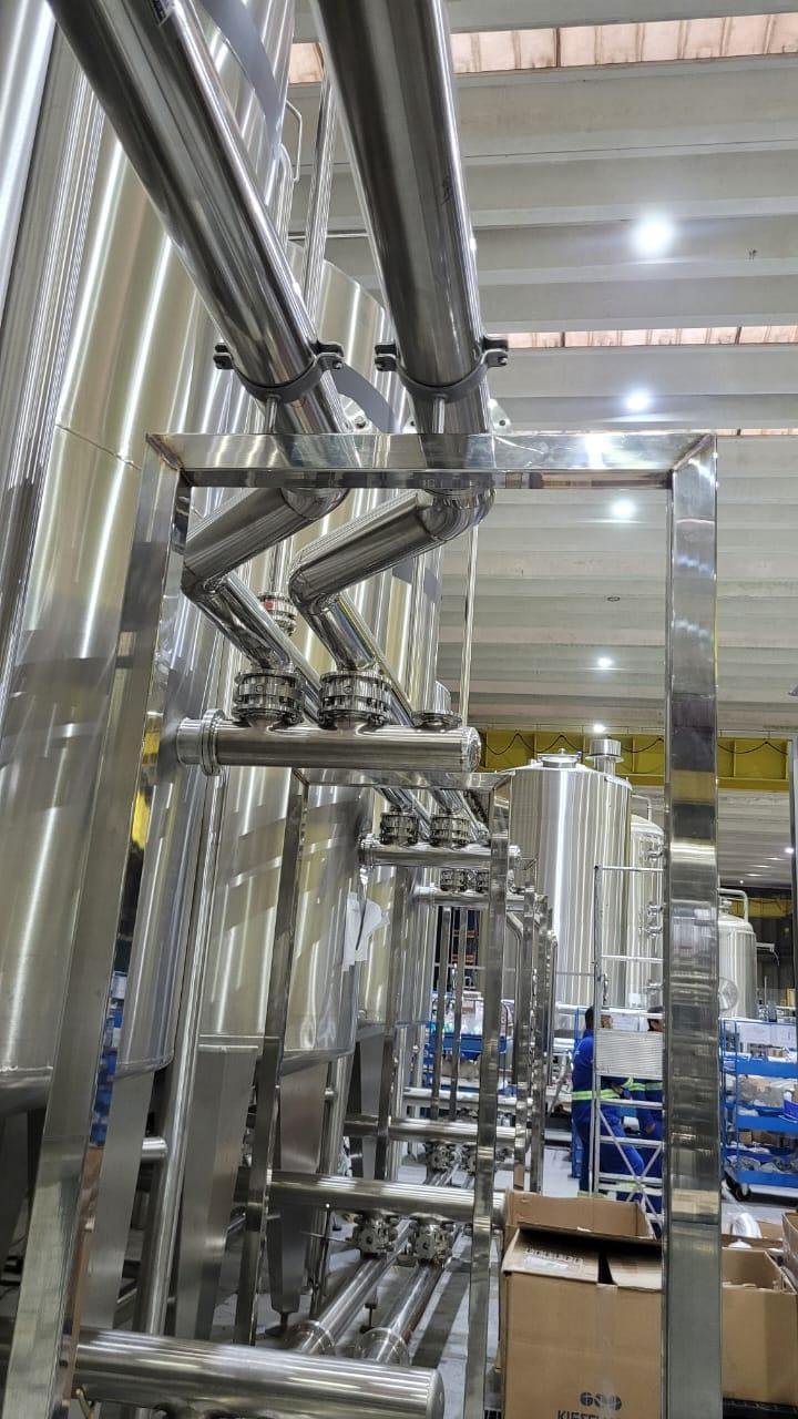 Integração de tanques inox